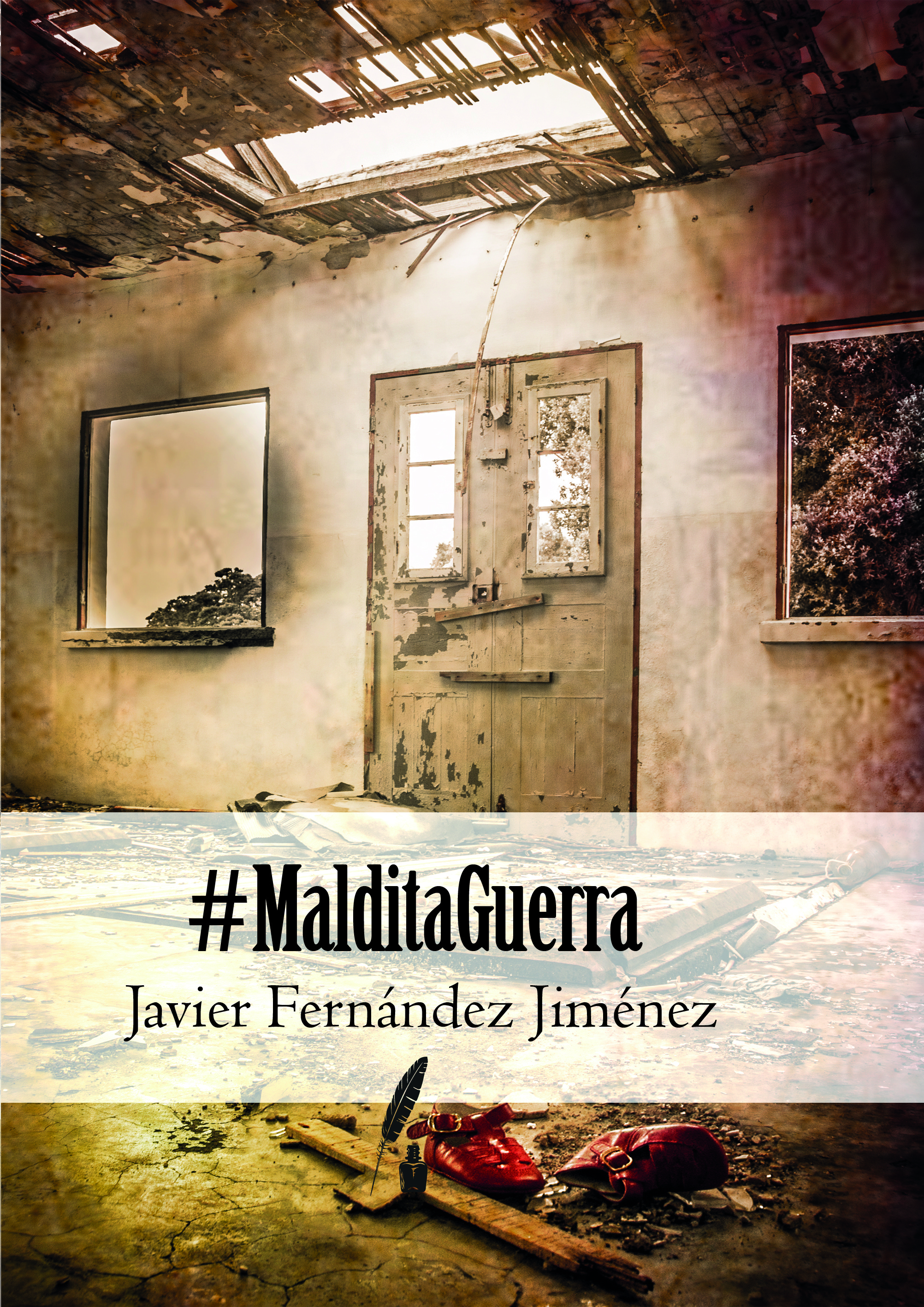 Portada de #MalditaGuerra con una espectacular portada de Samanta Aretino