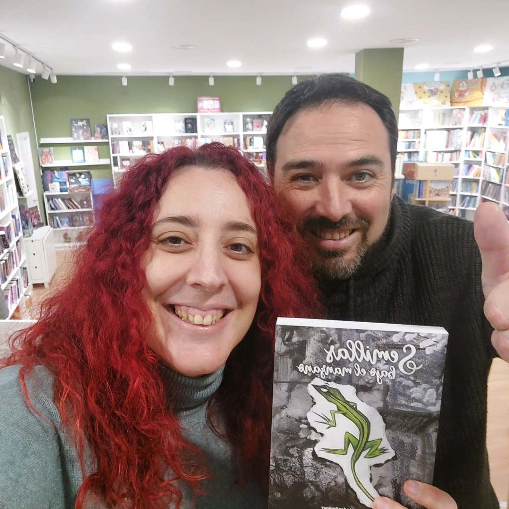 Con la estupenda Elena Martínez Blanco
